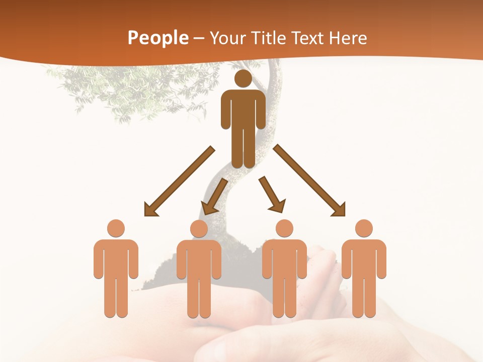 Commitment Branches Female PowerPoint Template