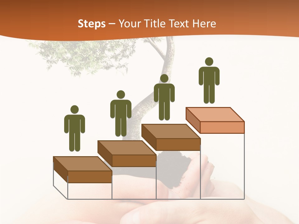 Commitment Branches Female PowerPoint Template