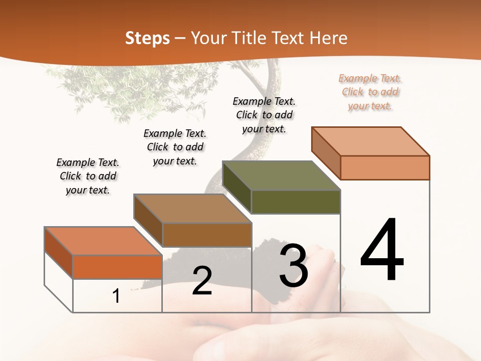 Commitment Branches Female PowerPoint Template