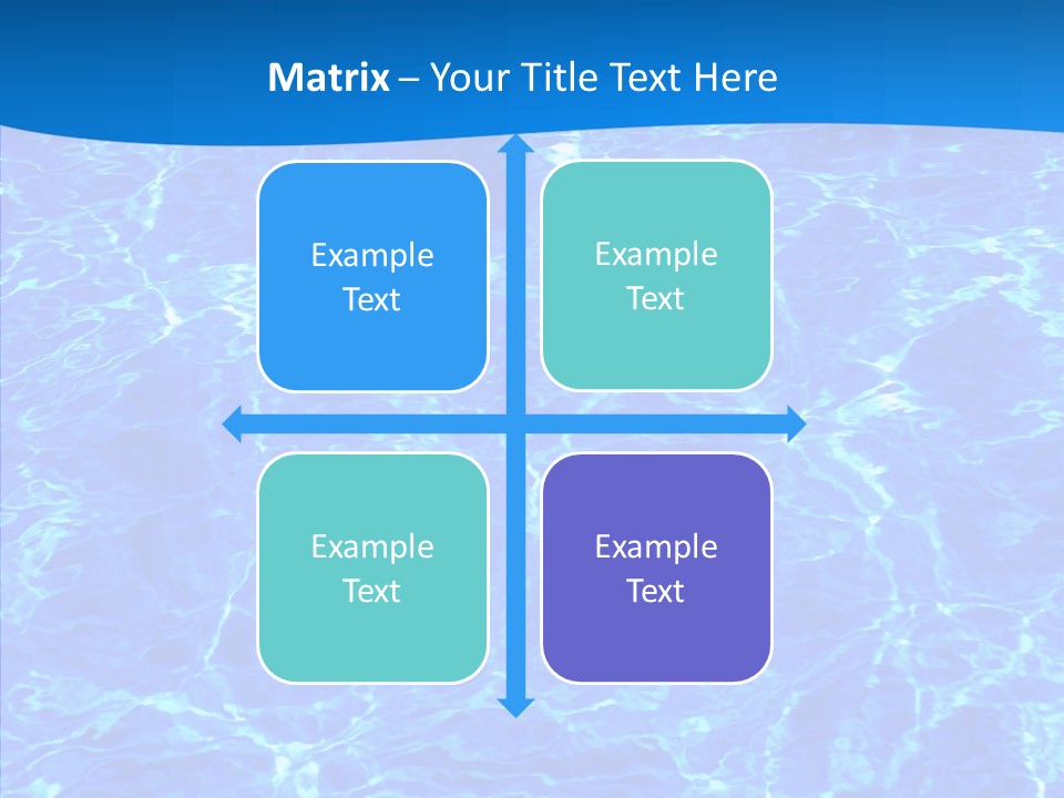 Sun Tropical Blue PowerPoint Template