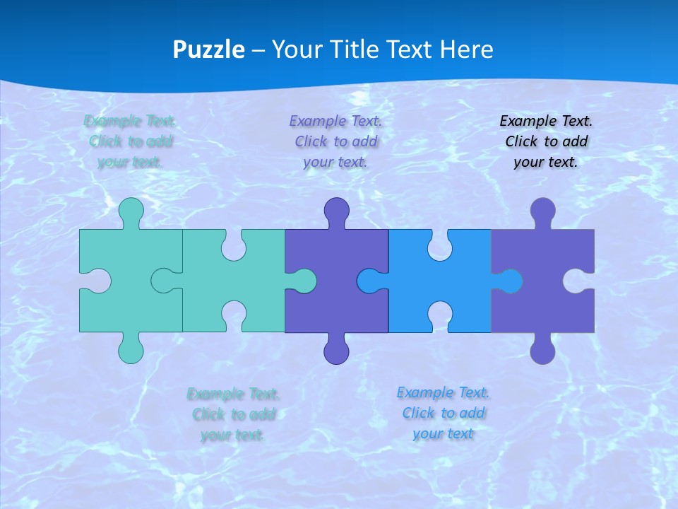 Sun Tropical Blue PowerPoint Template