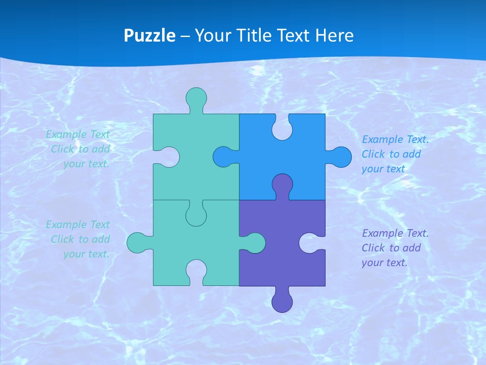 Sun Tropical Blue PowerPoint Template