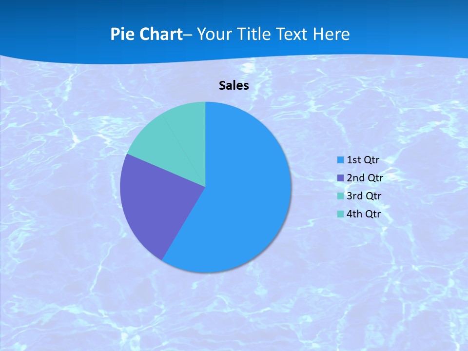 Sun Tropical Blue PowerPoint Template