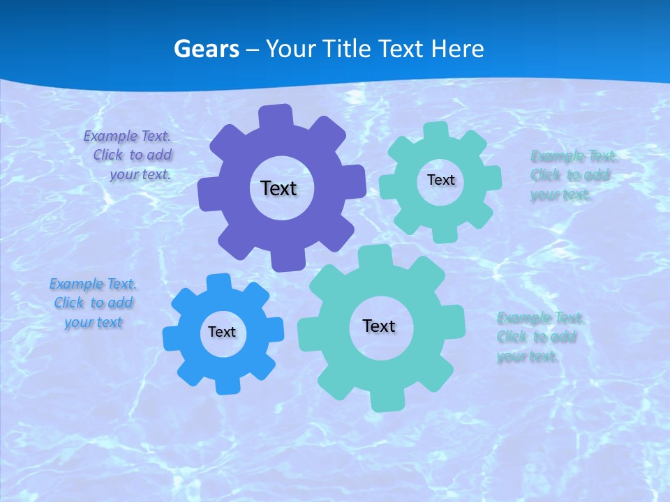 Sun Tropical Blue PowerPoint Template