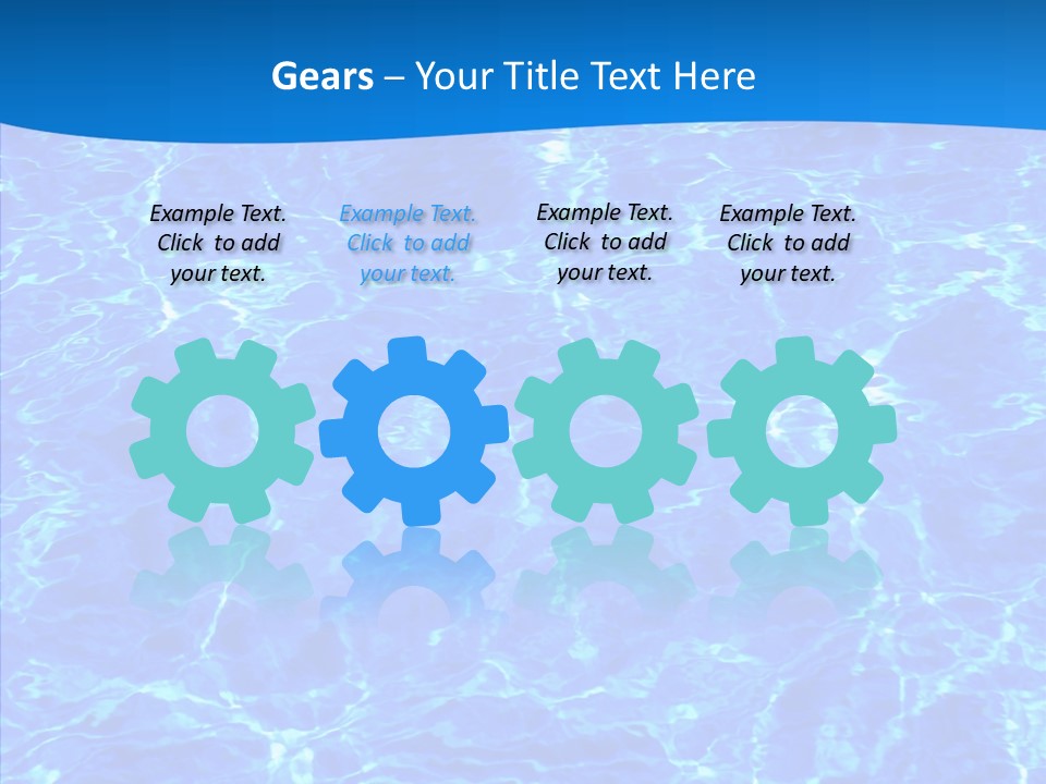 Sun Tropical Blue PowerPoint Template