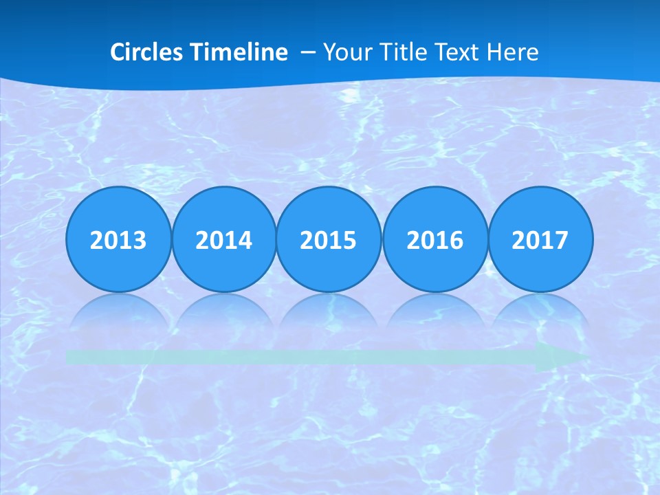 Sun Tropical Blue PowerPoint Template