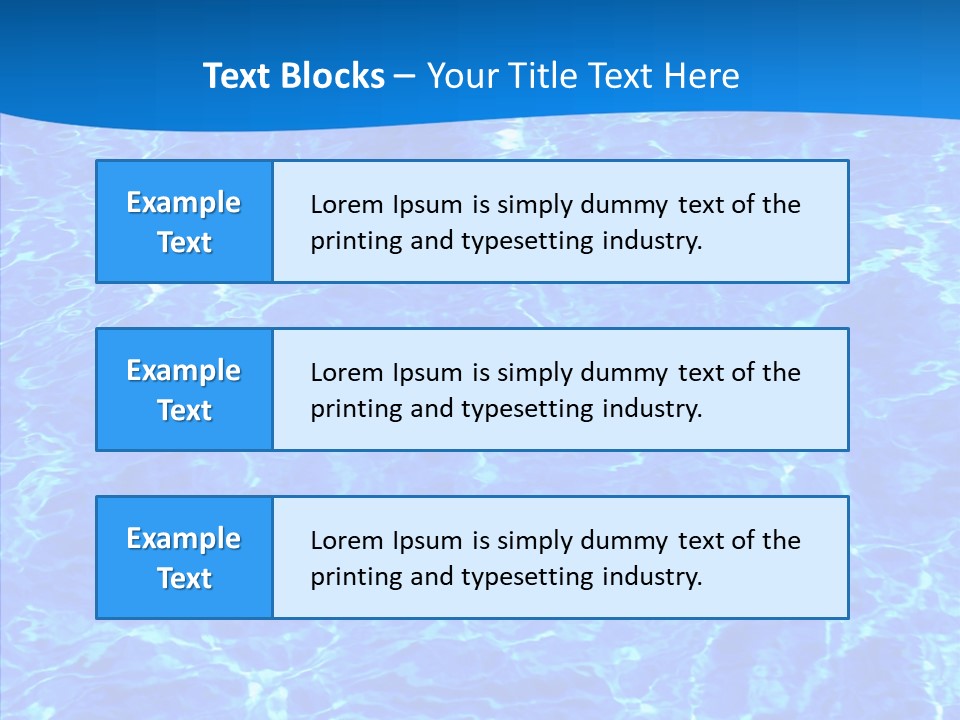 Sun Tropical Blue PowerPoint Template