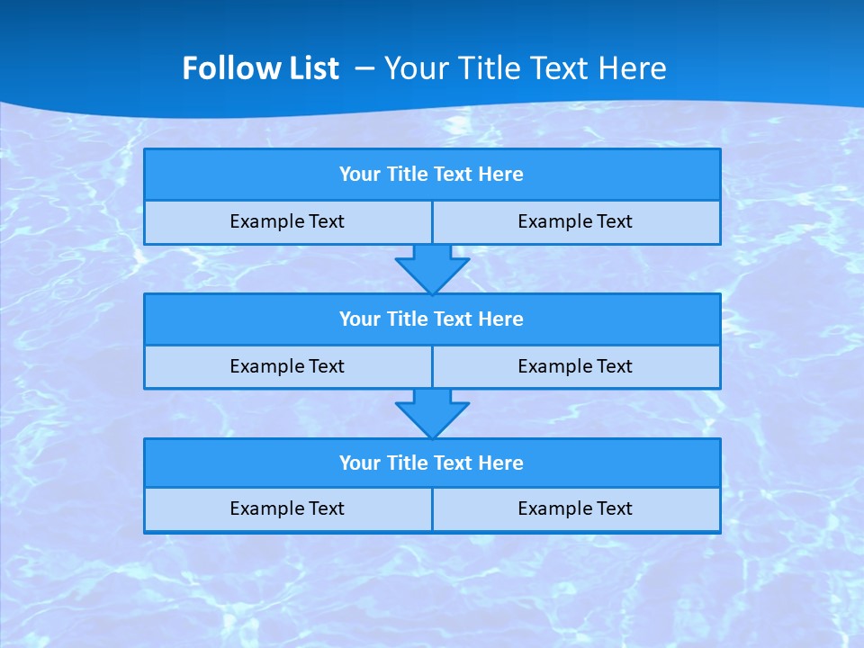 Sun Tropical Blue PowerPoint Template
