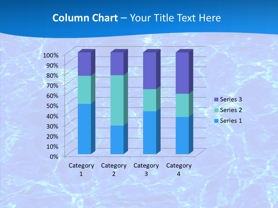 Sun Tropical Blue PowerPoint Template
