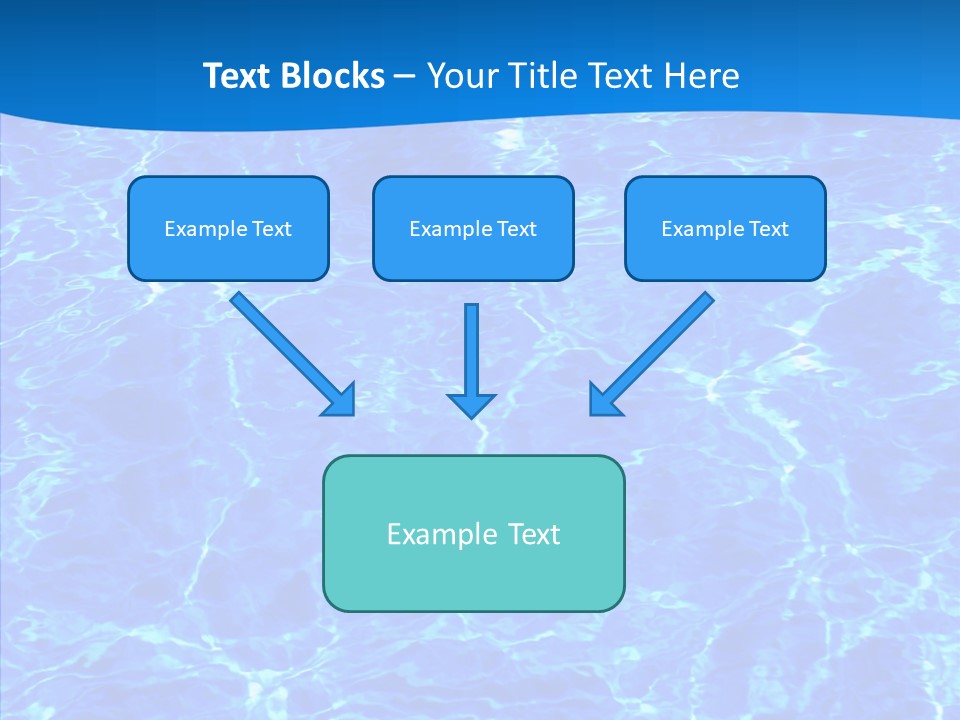 Sun Tropical Blue PowerPoint Template