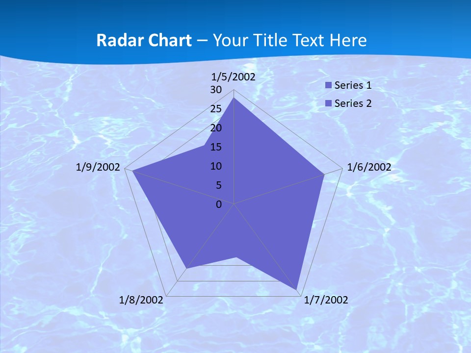 Sun Tropical Blue PowerPoint Template