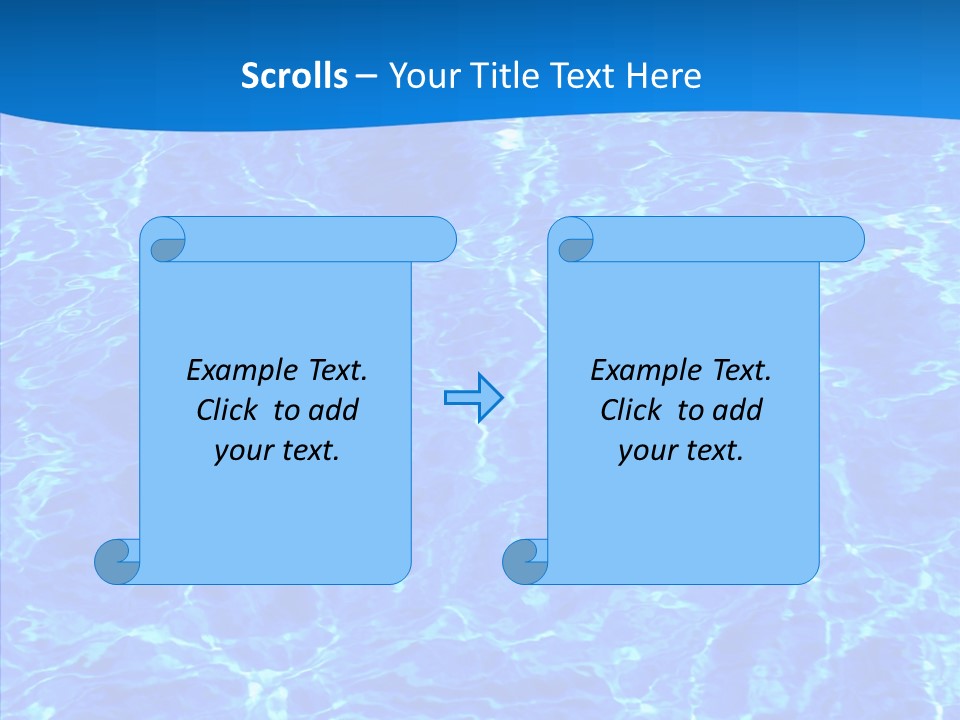 Sun Tropical Blue PowerPoint Template