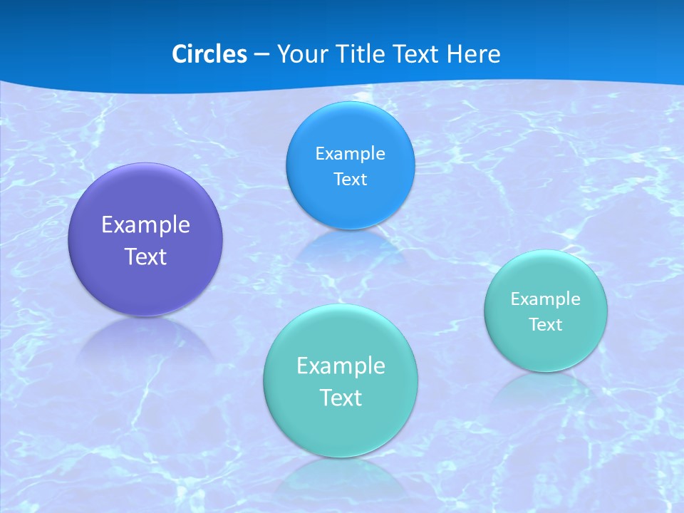 Sun Tropical Blue PowerPoint Template