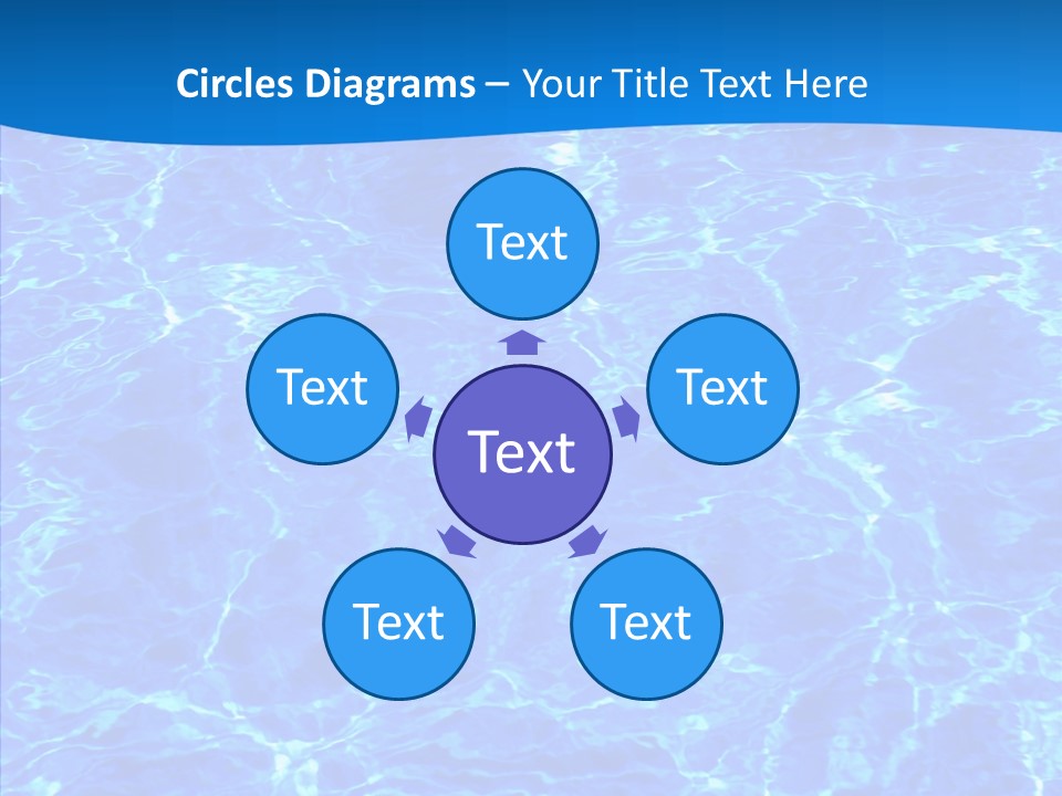 Sun Tropical Blue PowerPoint Template