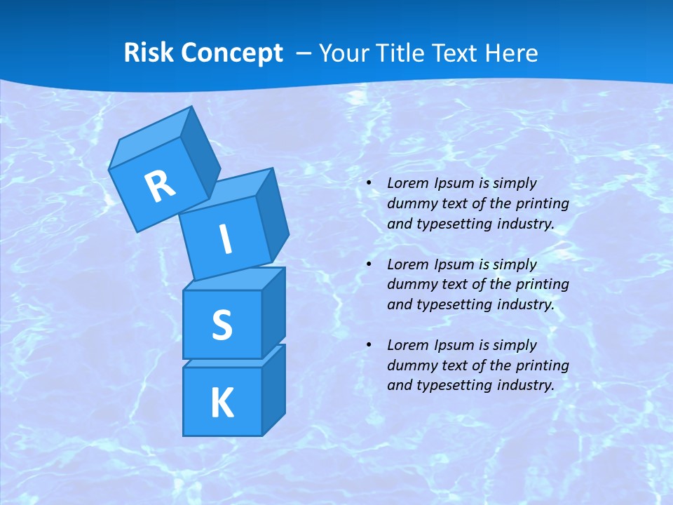 Sun Tropical Blue PowerPoint Template