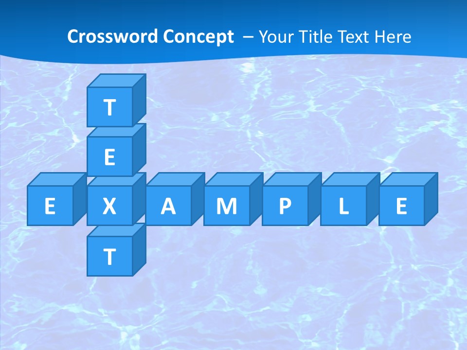 Sun Tropical Blue PowerPoint Template