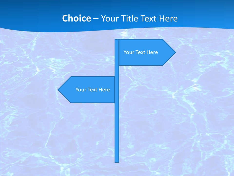 Sun Tropical Blue PowerPoint Template