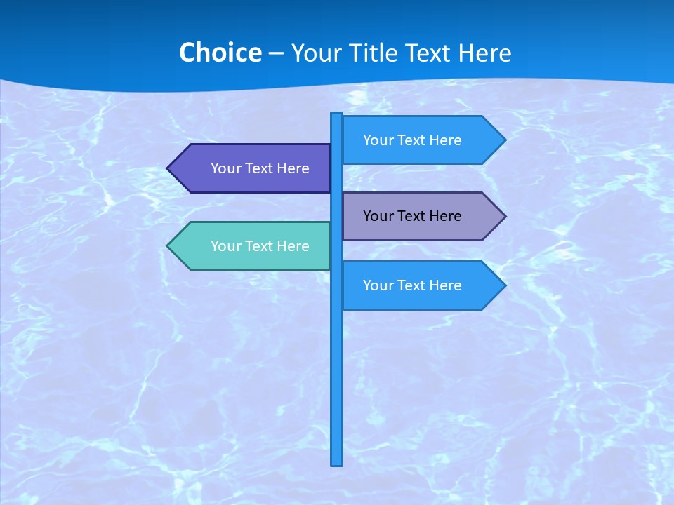Sun Tropical Blue PowerPoint Template