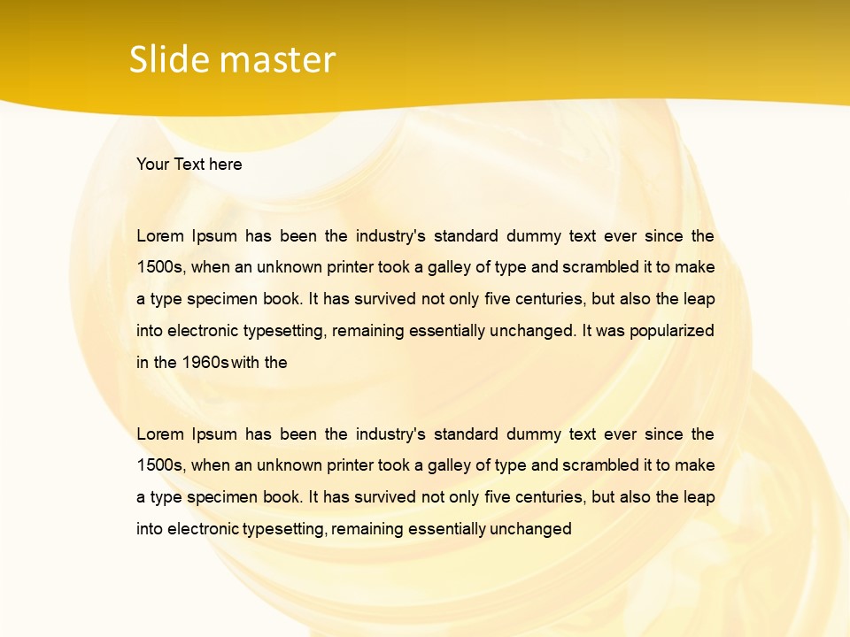 Plastic Container Health PowerPoint Template