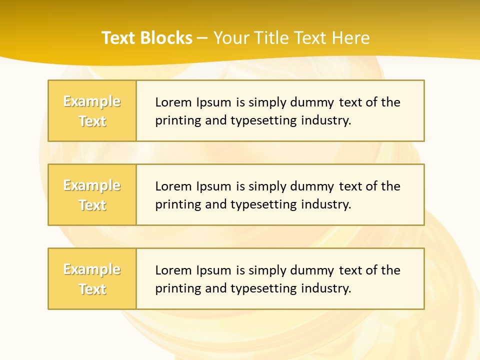 Plastic Container Health PowerPoint Template