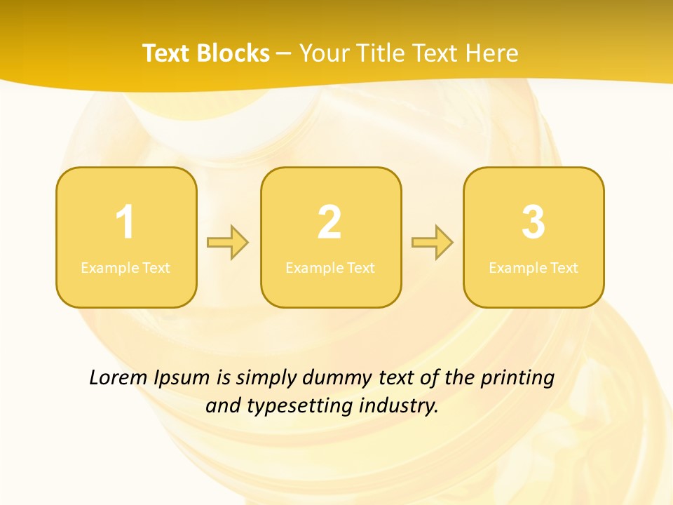 Plastic Container Health PowerPoint Template