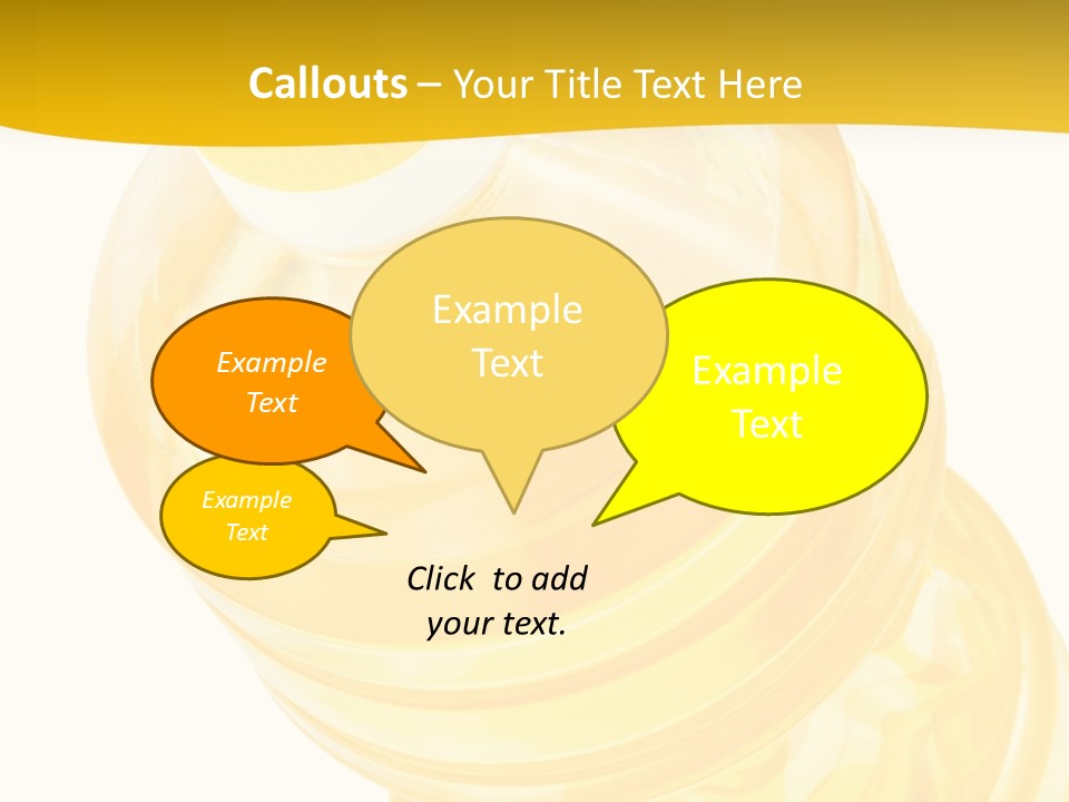 Plastic Container Health PowerPoint Template