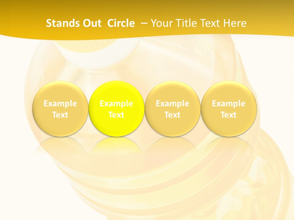 Plastic Container Health PowerPoint Template
