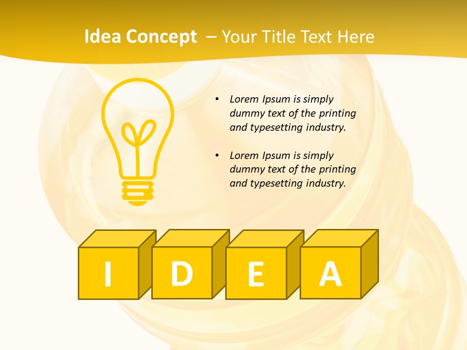 Plastic Container Health PowerPoint Template