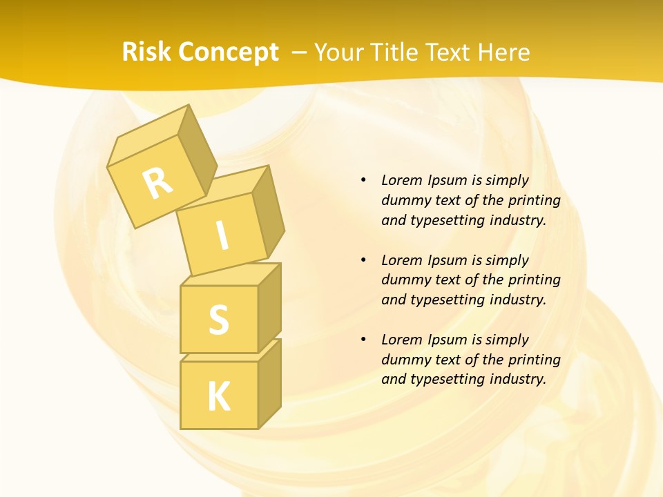 Plastic Container Health PowerPoint Template