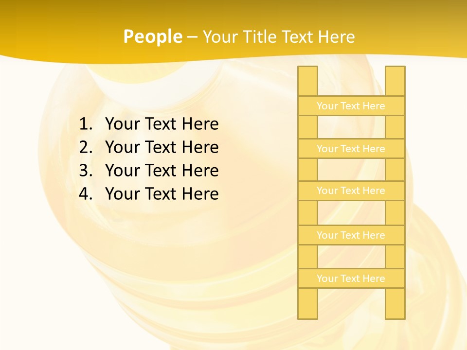 Plastic Container Health PowerPoint Template