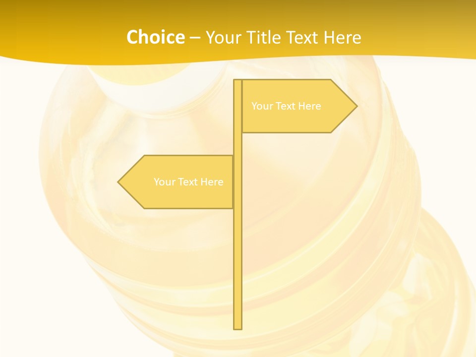 Plastic Container Health PowerPoint Template