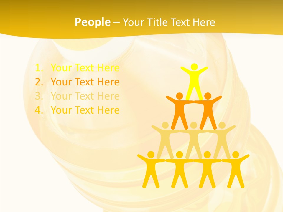 Plastic Container Health PowerPoint Template