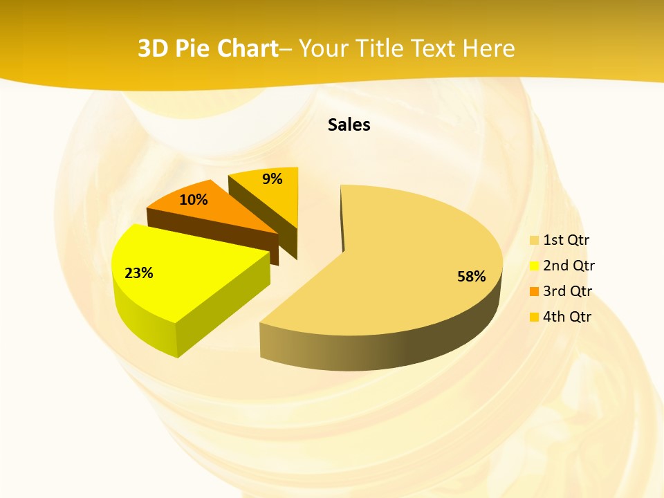 Plastic Container Health PowerPoint Template