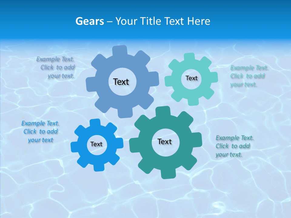 Reflection Clear Dancing PowerPoint Template