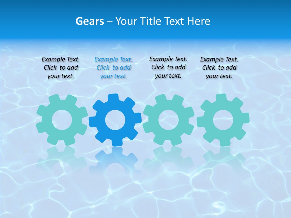 Reflection Clear Dancing PowerPoint Template