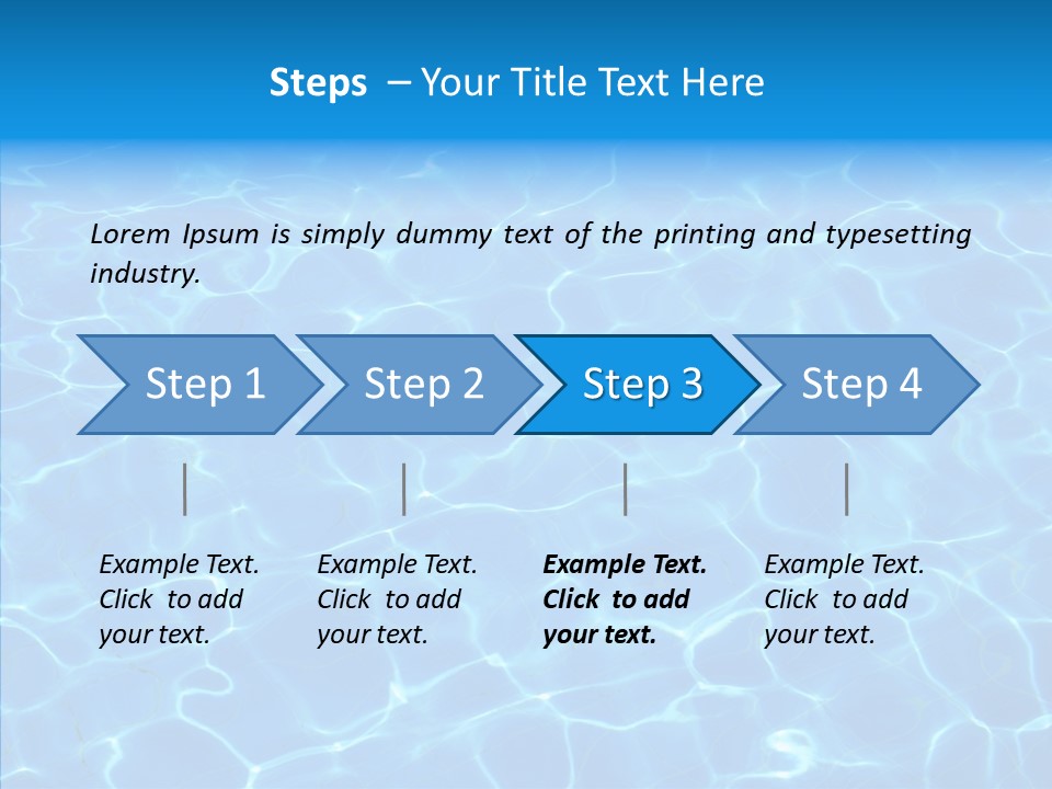 Reflection Clear Dancing PowerPoint Template