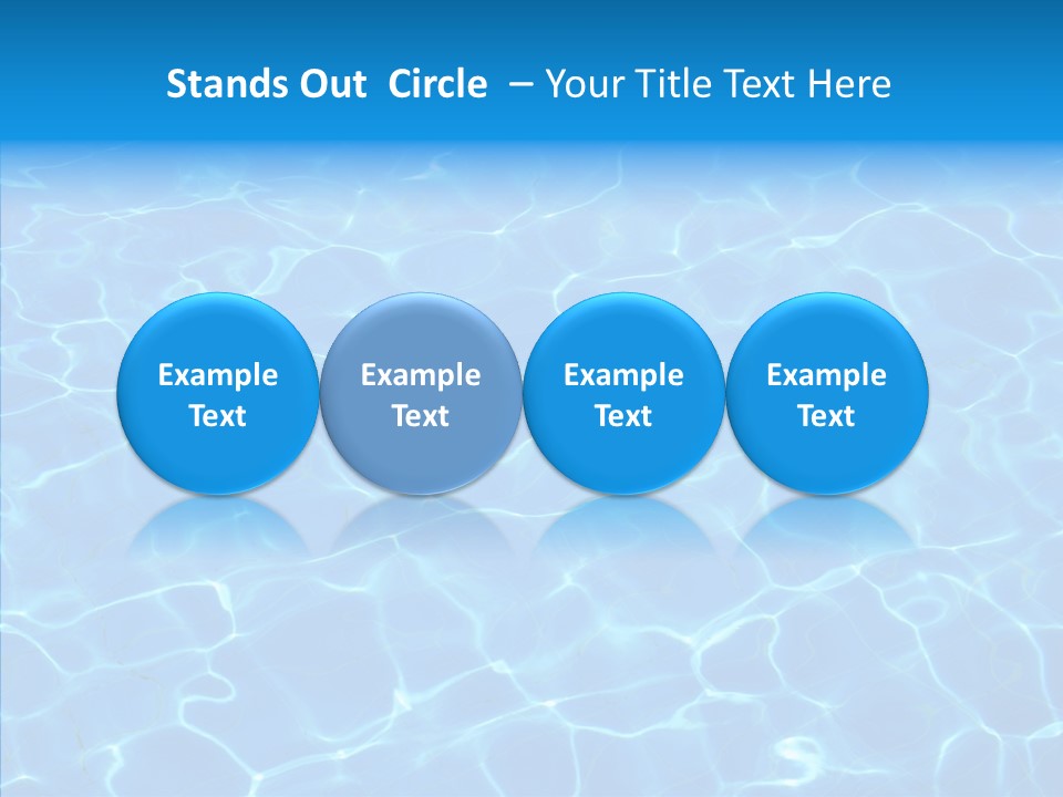 Reflection Clear Dancing PowerPoint Template