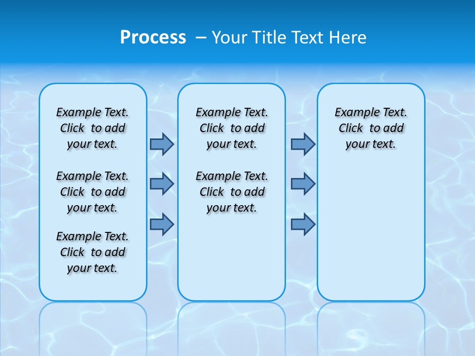 Reflection Clear Dancing PowerPoint Template