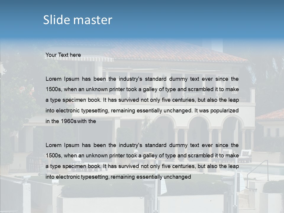 Star Luxurious America PowerPoint Template