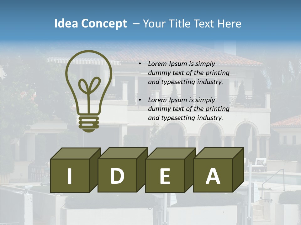 Star Luxurious America PowerPoint Template