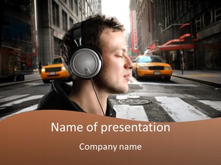 Pop Car Way PowerPoint Template