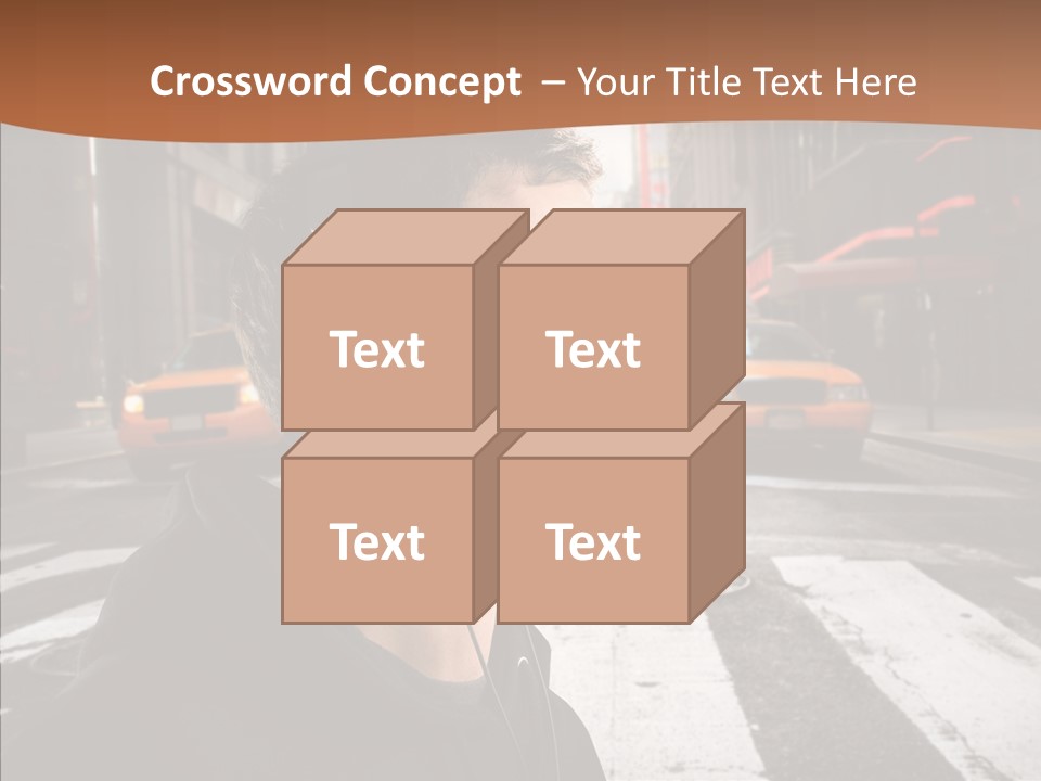 Pop Car Way PowerPoint Template