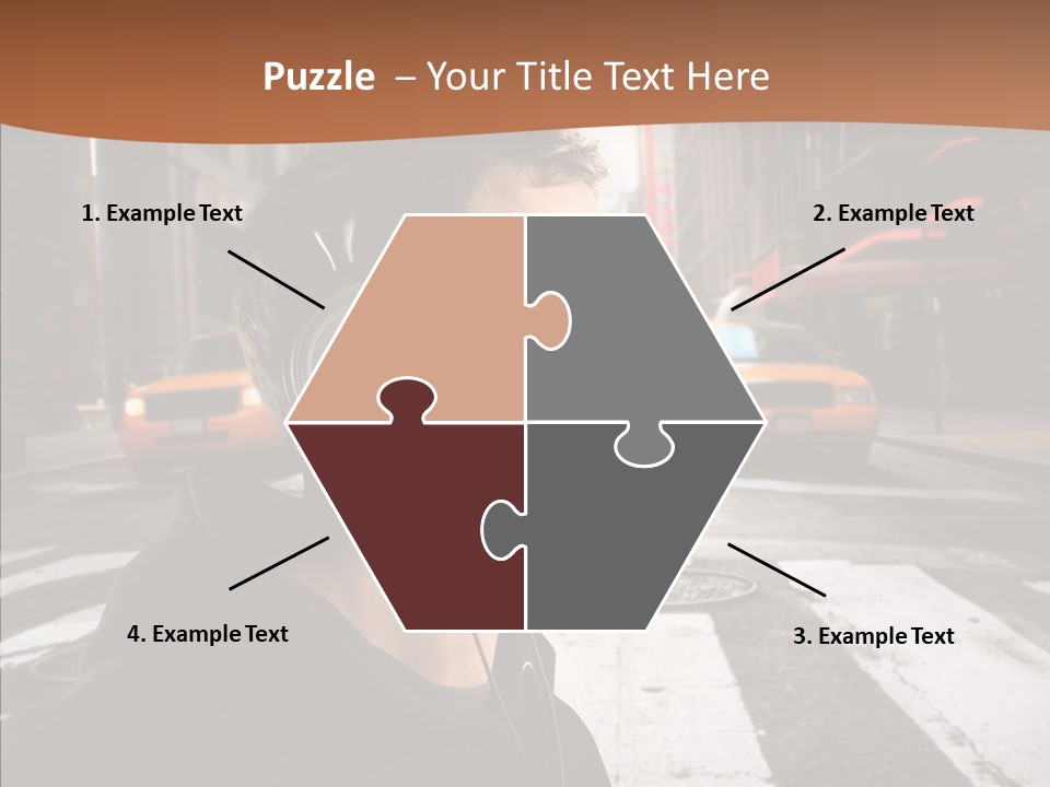 Pop Car Way PowerPoint Template