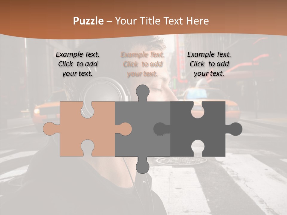 Pop Car Way PowerPoint Template