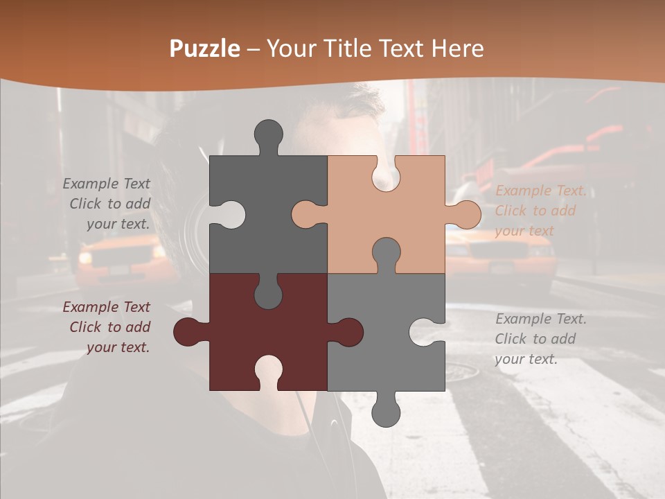 Pop Car Way PowerPoint Template