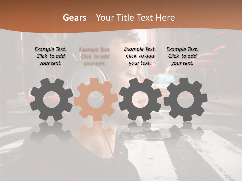 Pop Car Way PowerPoint Template