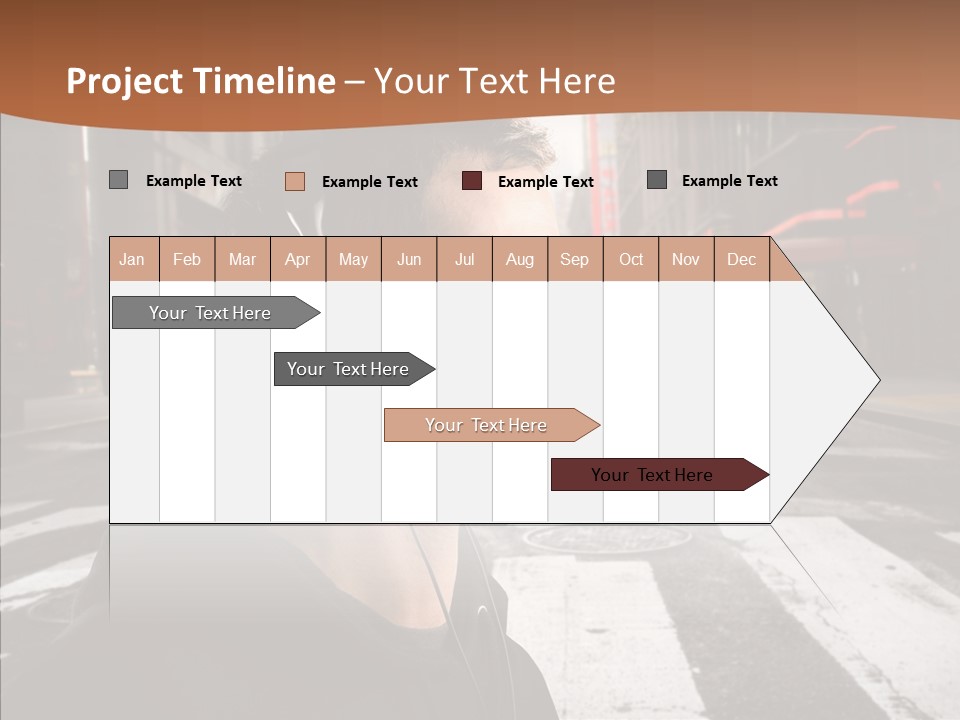 Pop Car Way PowerPoint Template
