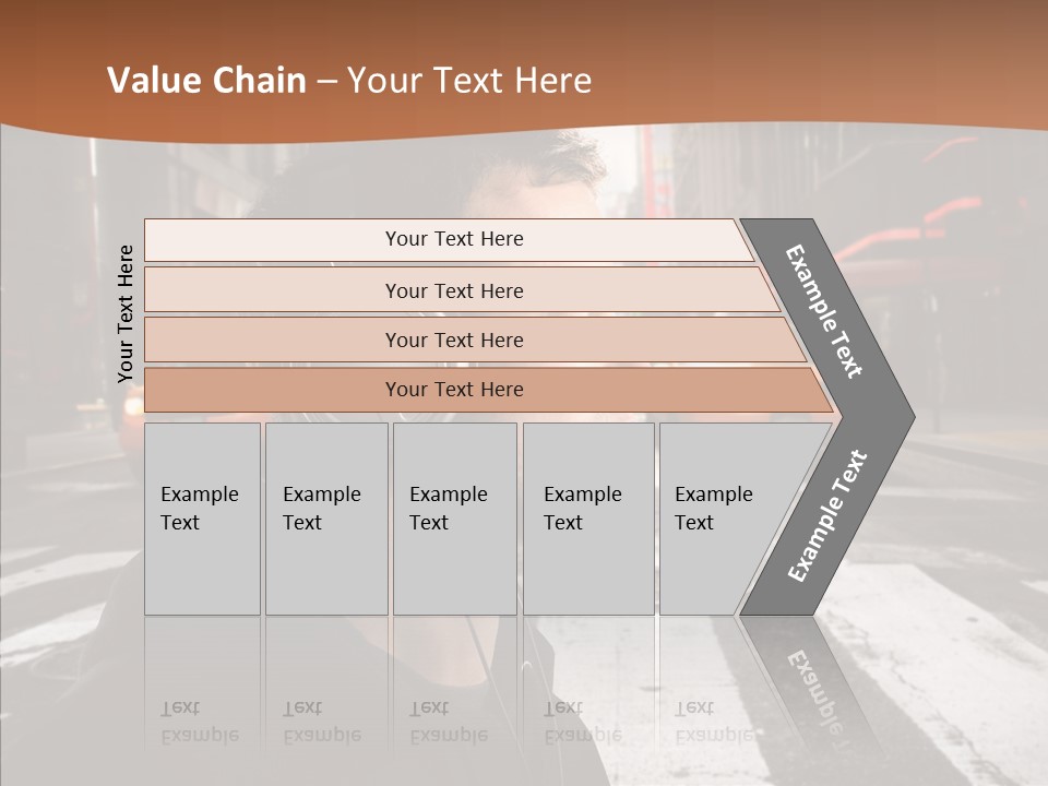 Pop Car Way PowerPoint Template