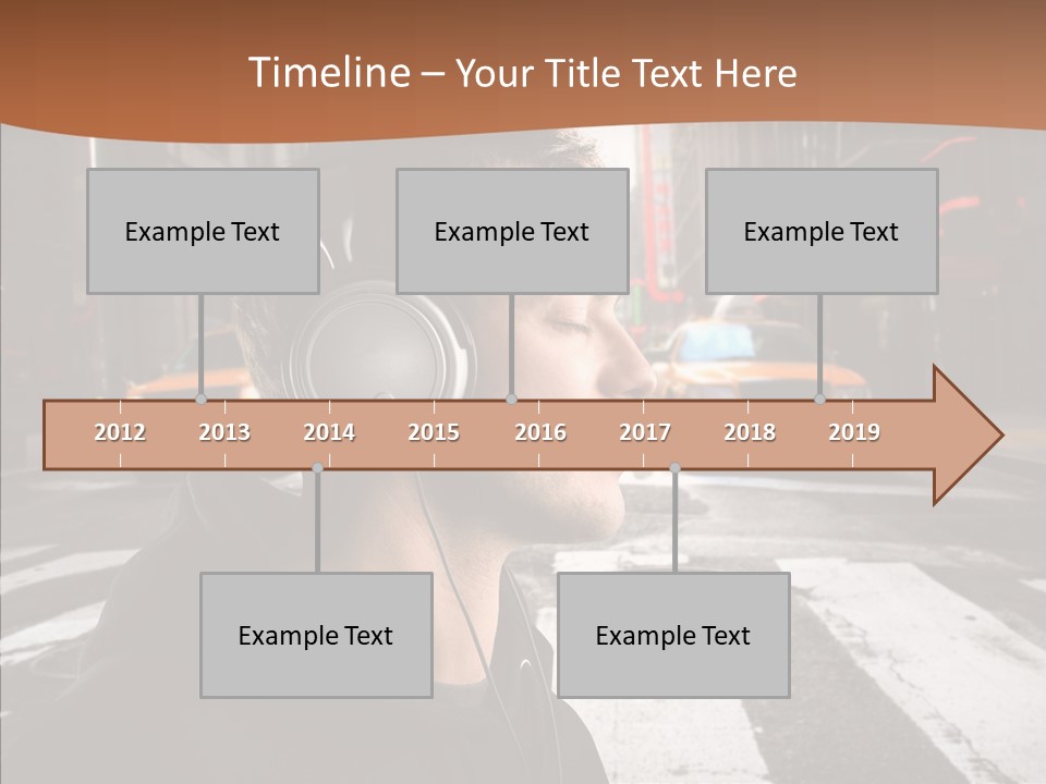 Pop Car Way PowerPoint Template