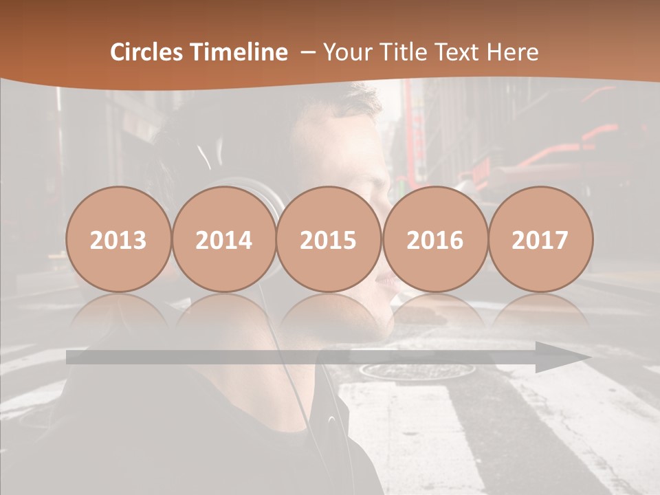 Pop Car Way PowerPoint Template